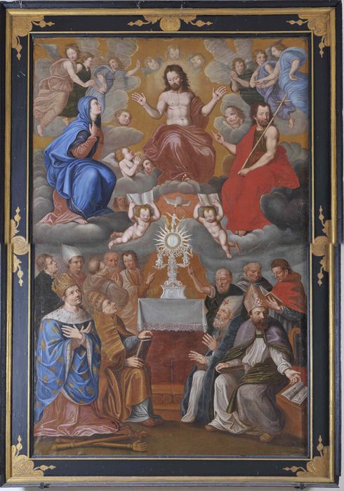 Tableau : Triomphe de l'eucharistie