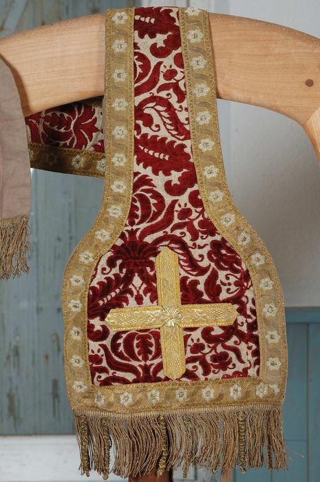 Étole pastorale n° 2, vue partielle - © Ministère de la Culture (France), Conservation des antiquités et des objets d'art du Cher, tous droits réservés 