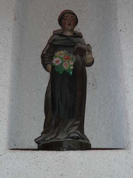 Statue : Saint Dominique - © Ministère de la Culture (France), Conservation des antiquités et des objets d'art du Cher, tous droits réservés 