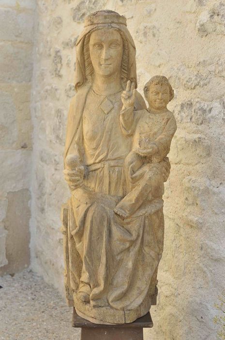 statue : Vierge à l'Enfant assise, dite Notre-Dame d'Orsan