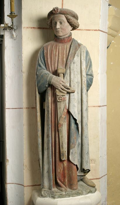 statue : Saint Symphorien, dit Louis de Châtillon