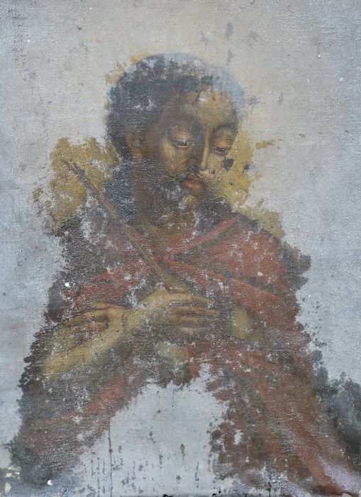 tableau : Christ au roseau (le) - © Ministère de la Culture (France), Conservation des antiquités et des objets d’art du Cher – Tous droits réservés