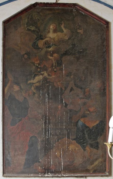 tableau : Assomption de la Vierge (l’) - © Ministère de la Culture (France), Conservation des antiquités et des objets d’art du Cher – Tous droits réservés