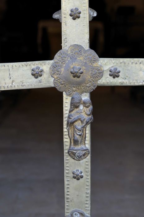 croix de procession, détail