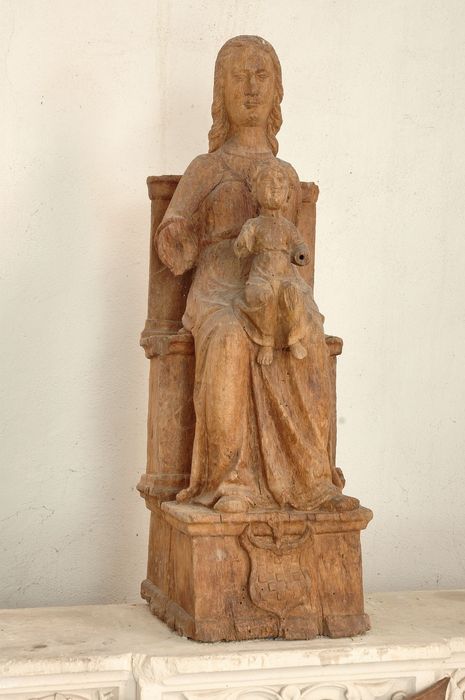 Statue : Vierge à l'Enfant assise, dite Notre-Dame des Aydes