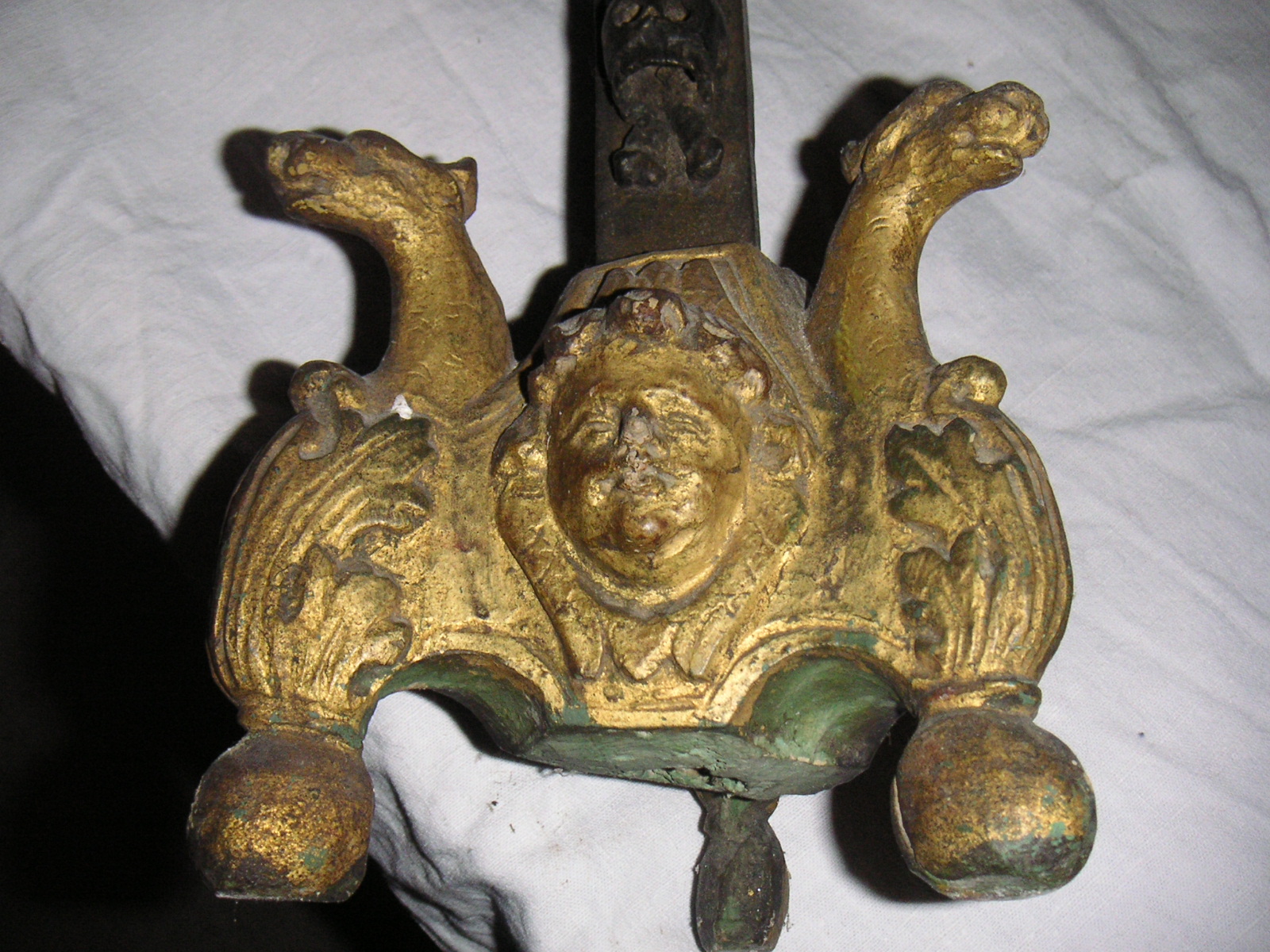 croix d’autel, pied - © Ministère de la Culture (France), Conservation des antiquités et objets d'art de Corrèze, tous droits réservés