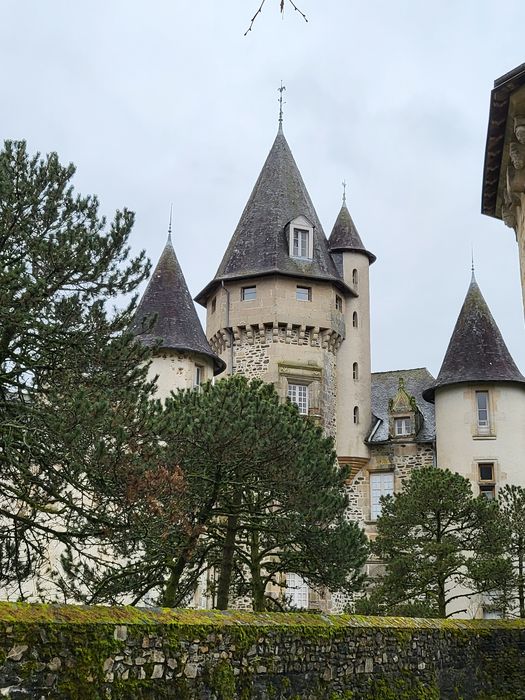 vue partielle du château depuis le Nord-Est