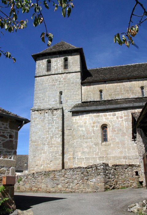 façade latérale sud, vue partielle