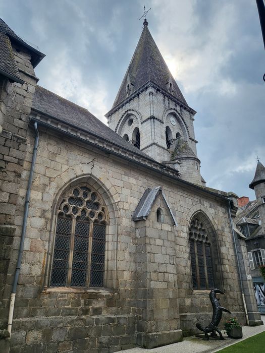 façade latérale nord, vue partielle
