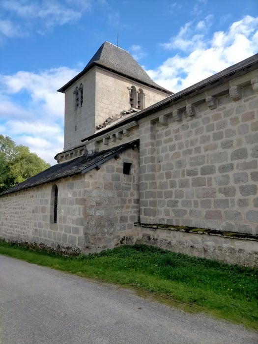façade latérale nord, vue partielle