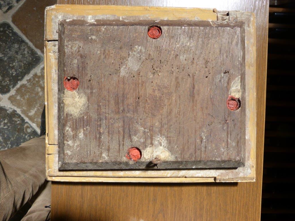 cadre reliquaire, revers - © Ministère de la Culture (France), Conservation des antiquités et des objets d’art de Côte-d’Or, tous droits réservés
