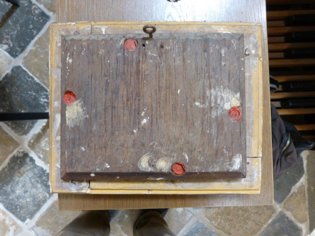 cadre reliquaire, revers - © Ministère de la Culture (France), Conservation des antiquités et des objets d’art de Côte-d’Or, tous droits réservés