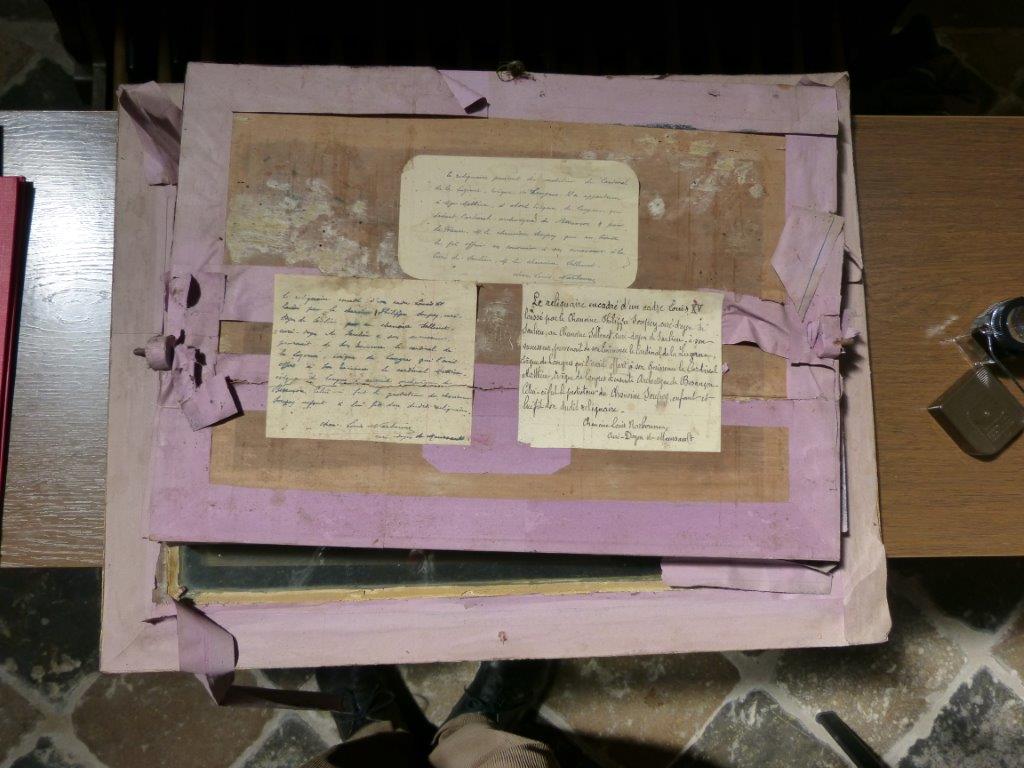 cadre reliquaire de sainte Cécile, revers - © Ministère de la Culture (France), Conservation des antiquités et des objets d’art de Côte-d’Or, tous droits réservés