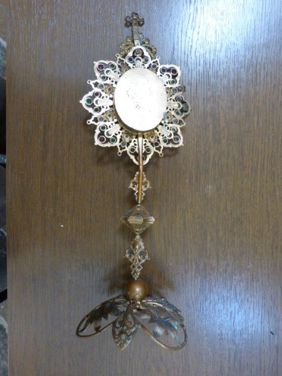 reliquaire de saint Andoche, revers - © Ministère de la Culture (France), Conservation des antiquités et des objets d’art de Côte-d’Or, tous droits réservés
