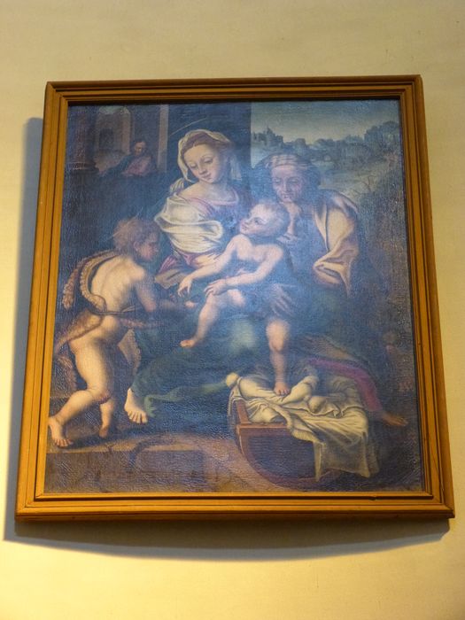 tableau : Vierge à l'Enfant avec sainte Anne et saint Jean-Baptiste