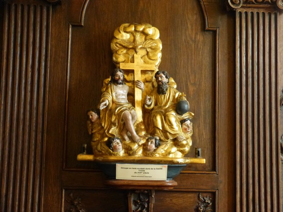 groupe sculpté : Trinité - © Ministère de la Culture (France), Conservation des antiquités et des objets d’art de la Côte-d'Or - Tous droits réservés