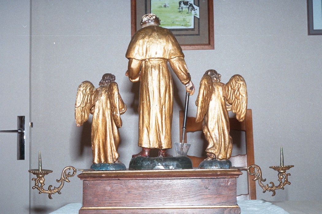 bâton de procession : Saint Fiacre, revers, vue générale - © Ministère de la Culture (France), Conservation des antiquités et des objets d’art de la Côte-d'Or  - Tous droits réservés