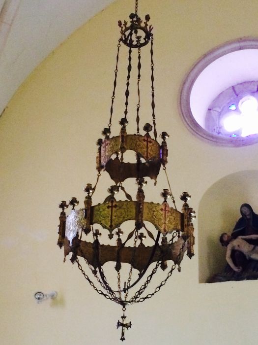 lustre d'église ou couronne de lumières - © Ministère de la Culture (France), Conservation des antiquités et des objets d’art de la Côte-d'Or  - Tous droits réservés
