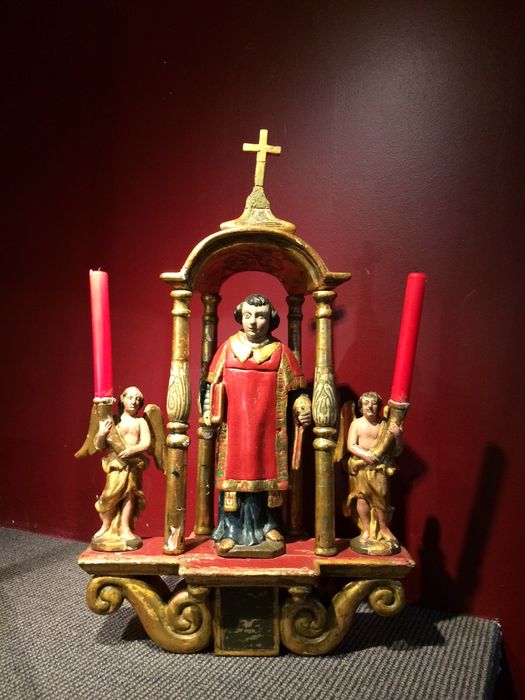 Bâton de procession : Saint Vincent