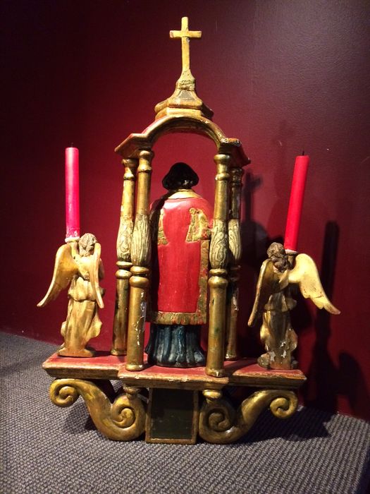 bâton de procession : Saint Vincent, revers, vue générale