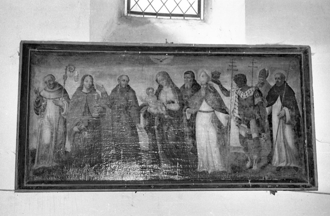 tableau : les Saints protecteurs de la famille de Fussey