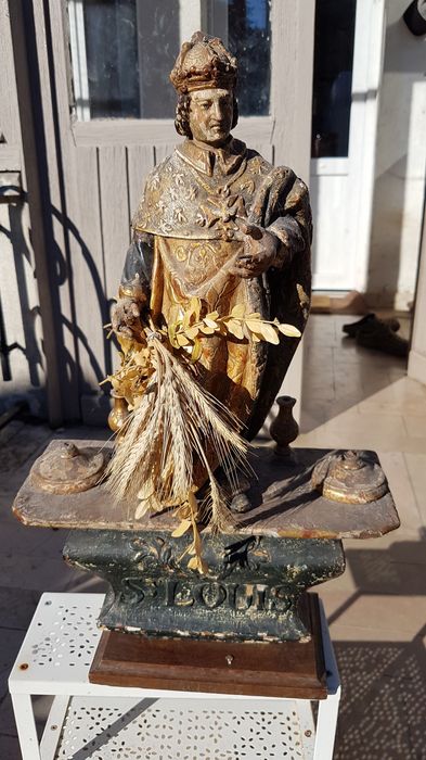 bâton de procession : Saint Louis
