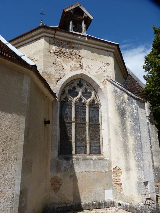 Eglise Saint-Vallier : Chevet, vue partielle