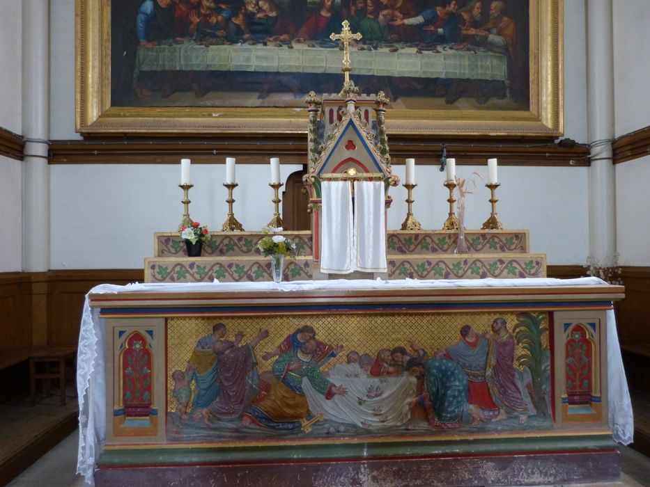 maître-autel, gradins , tabernacle