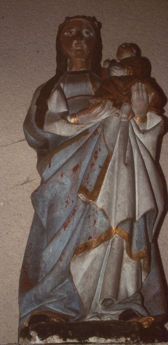 statue : Vierge à l'Enfant - © Ministère de la Culture (France), Conservation des antiquités et des objets d’art de la Côte-d’Or – Tous droits réservés 