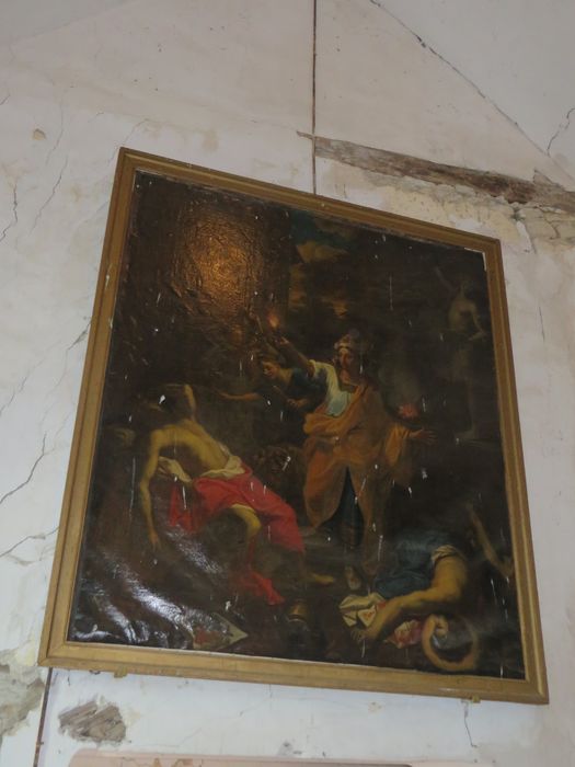 tableau et son cadre : sujet religieux - © Ministère de la Culture (France), Conservation des antiquités et des objets d’art de la Côte-d’Or – Tous droits réservés