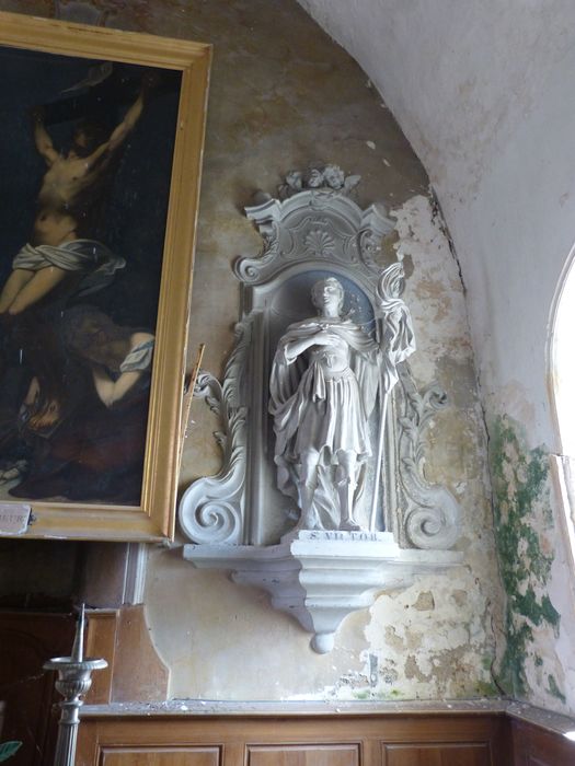 statue : Saint Victor - © Ministère de la Culture (France), Conservation des antiquités et des objets d’art de la Côte-d’Or – Tous droits réservés