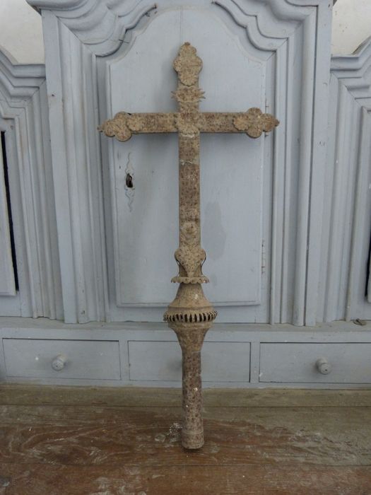 crucifix de procession, avers - © Ministère de la Culture (France), Conservation des antiquités et des objets d’art de la Côte-d’Or – Tous droits réservés