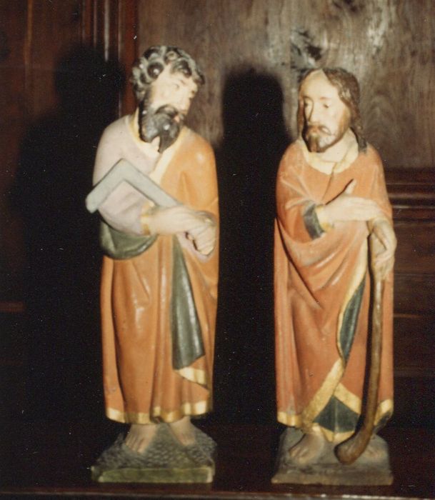 statues : Saint Thomas (?), saint Jacques le Mineur