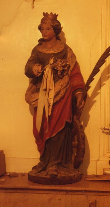 statue : Sainte Catherine d'Alexandrie