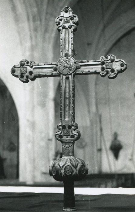 croix de procession, revers