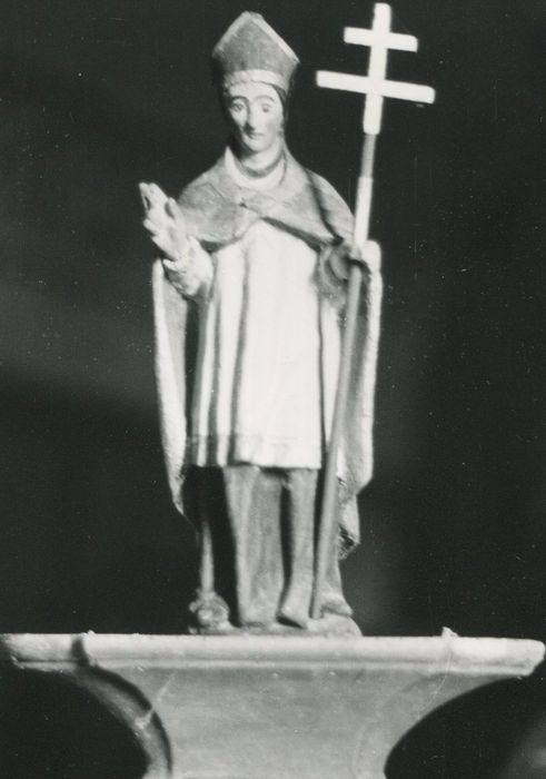 élément de bâton de procession : Saint Claude