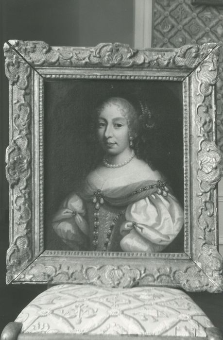 tableau : portrait de Marie de Bourbon, duchesse de Montpensier et d'Orléans - © Ministère de la Culture (France), Conservation des antiquités et des objets d’art de la Côte-d’Or – Tous droits réservés