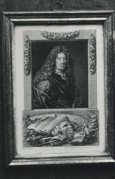 estampe : portrait de Jean-François Régnard - © Ministère de la Culture (France), Conservation des antiquités et des objets d’art de la Côte-d’Or – Tous droits réservés