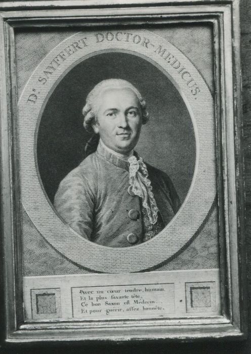 estampe : portrait de Denis Sayffert - © Ministère de la Culture (France), Conservation des antiquités et des objets d’art de la Côte-d’Or – Tous droits réservés