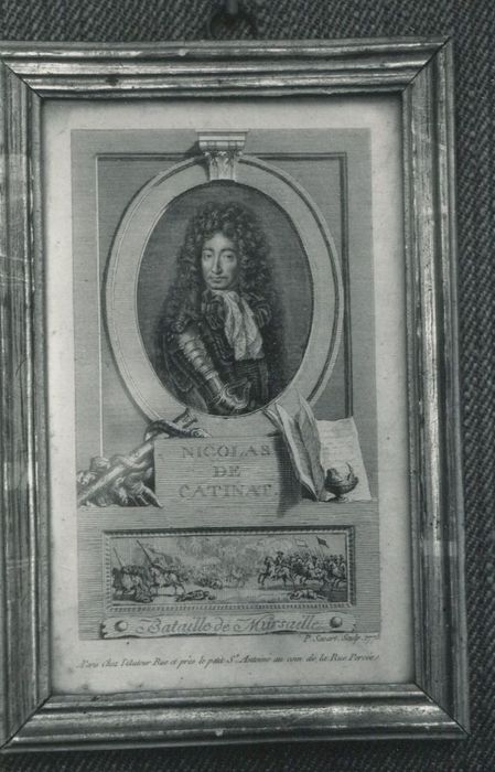 estampe : portrait de Nicolas Catinat, maréchal de France - © Ministère de la Culture (France), Conservation des antiquités et des objets d’art de la Côte-d’Or – Tous droits réservés