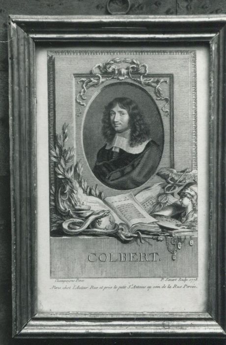 estampe : portrait de Jean-Baptiste Colbert - © Ministère de la Culture (France), Conservation des antiquités et des objets d’art de la Côte-d’Or – Tous droits réservés