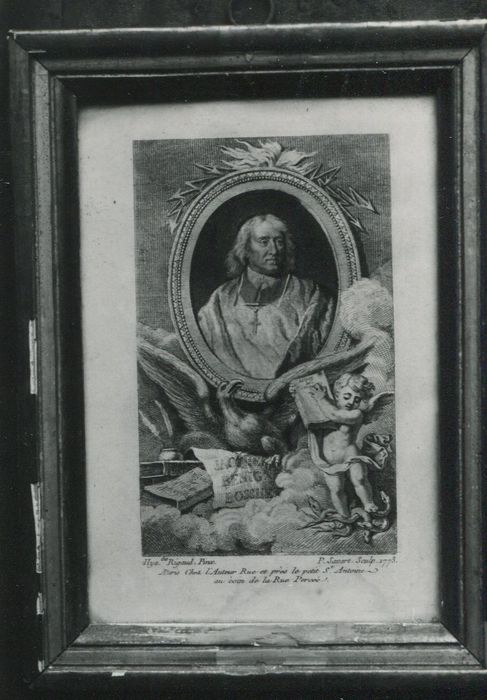 estampe : portrait de Jacques-Bénigne Bossuet, évêque de Meaux - © Ministère de la Culture (France), Conservation des antiquités et des objets d’art de la Côte-d’Or – Tous droits réservés