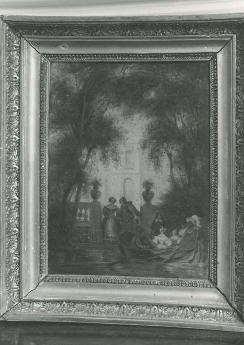 tableau : Promenade en barque - © Ministère de la Culture (France), Conservation des antiquités et des objets d’art de la Côte-d’Or – Tous droits réservés