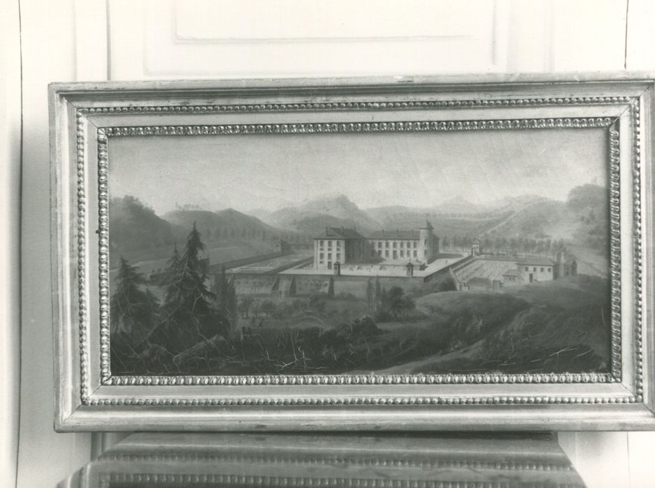tableau : vue du château et marquisat de Fenoyl - © Ministère de la Culture (France), Conservation des antiquités et des objets d’art de la Côte-d’Or – Tous droits réservés
