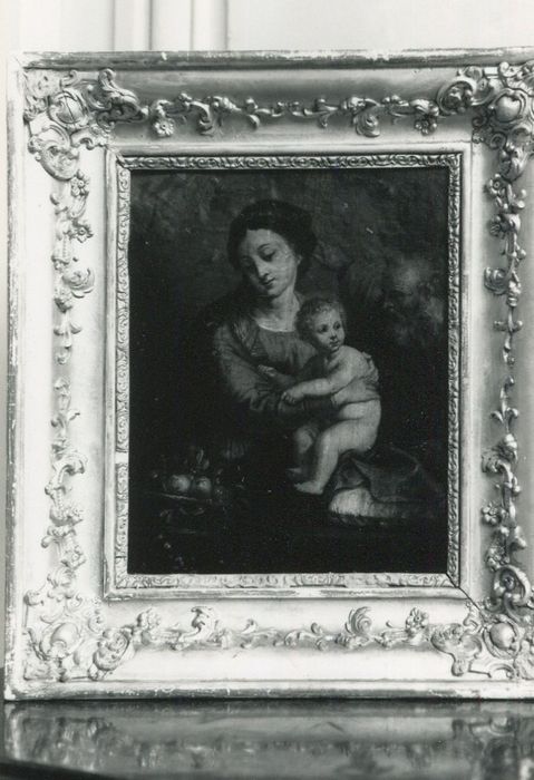tableau : la Sainte Famille avec saint Jean-Baptiste - © Ministère de la Culture (France), Conservation des antiquités et des objets d’art de la Côte-d’Or – Tous droits réservés
