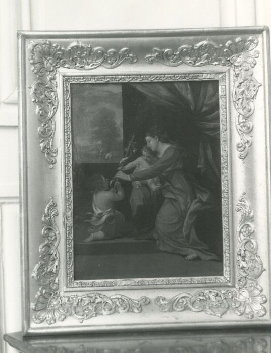 tableau : la Sainte Famille avec saint Jean-Baptiste - © Ministère de la Culture (France), Conservation des antiquités et des objets d’art de la Côte-d’Or – Tous droits réservés