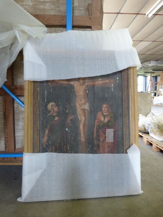 tableau (panneau peint) : Crucifixion