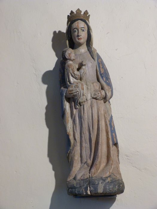 statue : Vierge à l’Enfant - © Ministère de la Culture (France), Conservation des antiquités et des objets d’art de la Côte-d’Or – Tous droits réservés