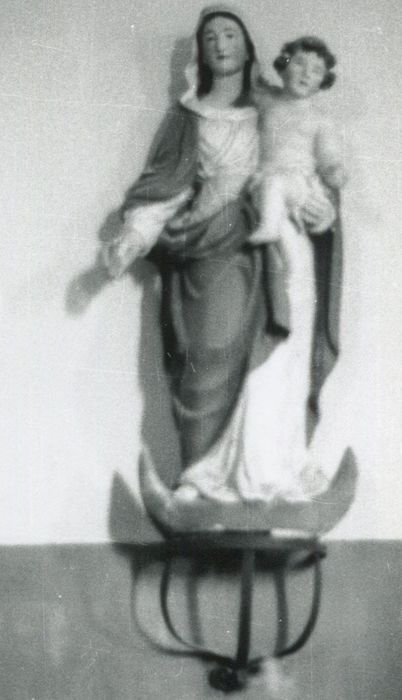 statue : Vierge à l'Enfant - © Ministère de la Culture (France), Conservation des antiquités et des objets d’art de la Côte-d’Or – Tous droits réservés