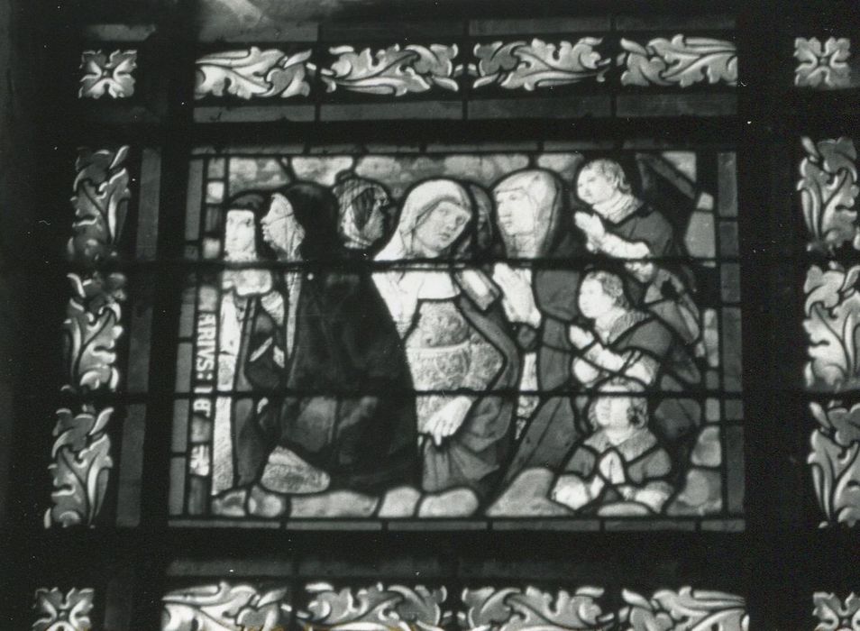 verrière de la baie 0 - © Ministère de la Culture (France), Conservation des antiquités et des objets d’art de la Côte-d’Or – Tous droits réservés